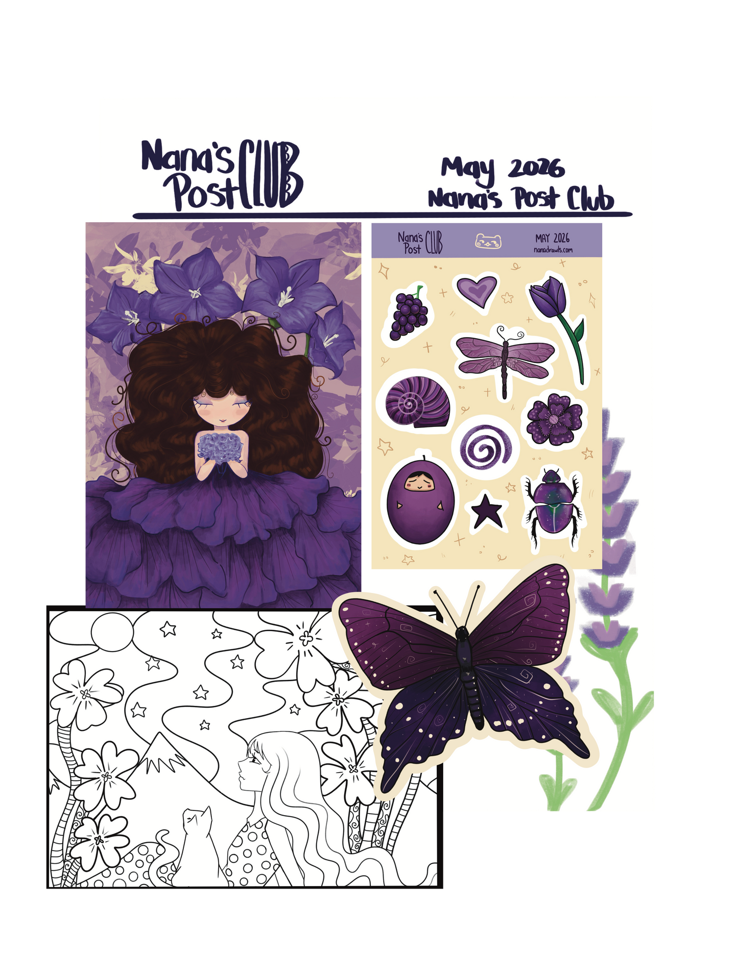 Nana’s Post Club! (FOR COLLECTION-INTERNATIONALLY)