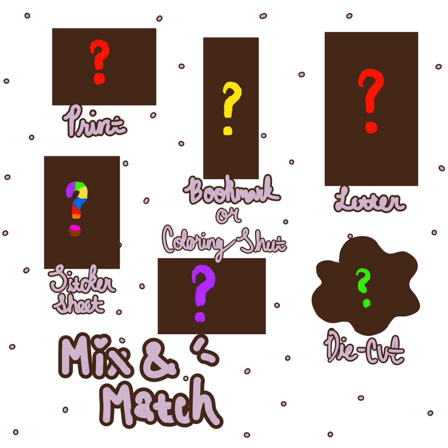 Nana’s Post Club! MIX AND MATCH!!